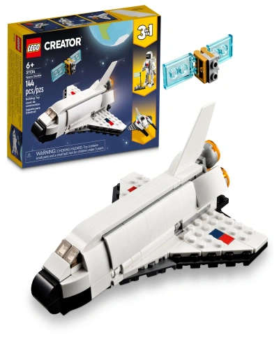 Lego Creator 31134 3-in-1 Space Shuttle Toy Building Set In Multicolor