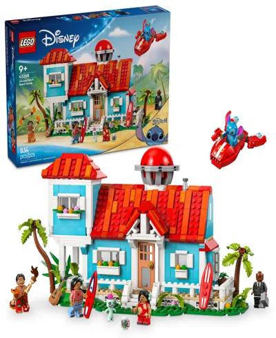 Lego Disney Lilo And Stitch Beach House Building Toy 43268, 834 Pieces In Multi