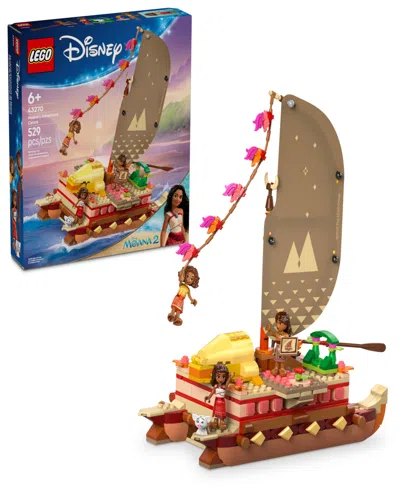 Lego Disney Moana's Adventure Canoe Fantasy Toy Model Kit In Multi