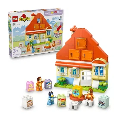 Lego Duplo Bluey's Family House With Memory Game 10459, 83 Pieces In Multi