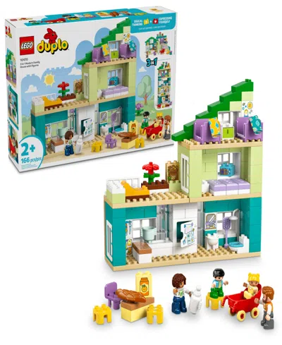 Lego Kids' Duplo Town 3 In 1 Modern Family House With Figures 10470 Building Kit, 166 Pieces In Multi