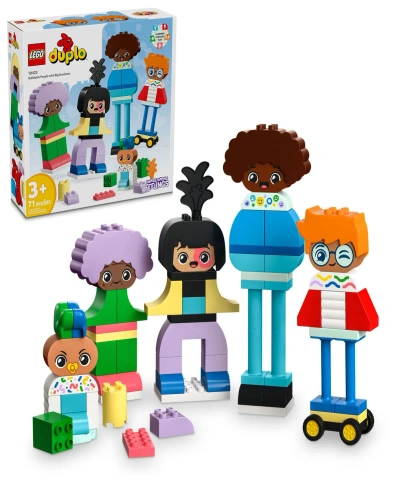 Lego Kids' Duplo Town Buildable People With Big Emotions Interactive Toy 10423, 71 Pieces In Multicolor