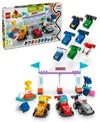 Lego Duplo Town F1 Team Race Cars Drivers Building Toy 10445, 70 Pieces In Multi Color