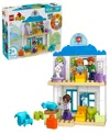 Lego Duplo Town First Time Visit With The Doctor Office Building Toy Playset 10449, 65 Pieces In Multi Color