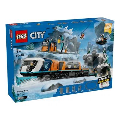 Lego Explorers' Arctic Polar Express Train In Red