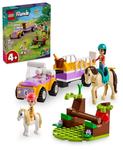 Lego Friends Horse And Pony Trailer Building Toy 42634, 105 Pieces In Multicolor