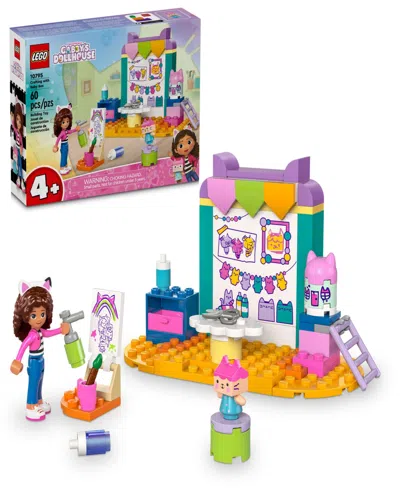 Lego Kids' Gabby's Dollhouse Crafting With Baby Box Toy 10795 Building Set, 60 Pieces In Multi Color