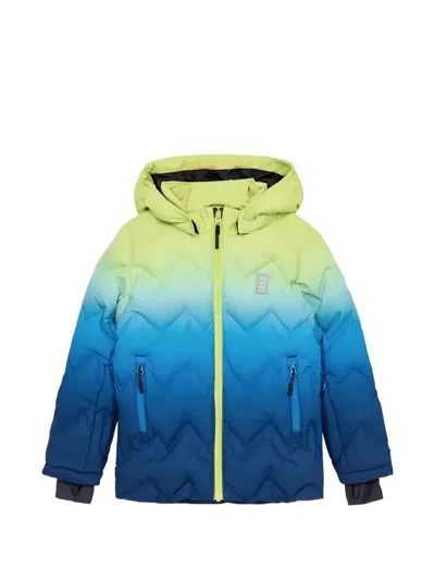 Lego Kids' Gradient Hooded Jacket In Blue
