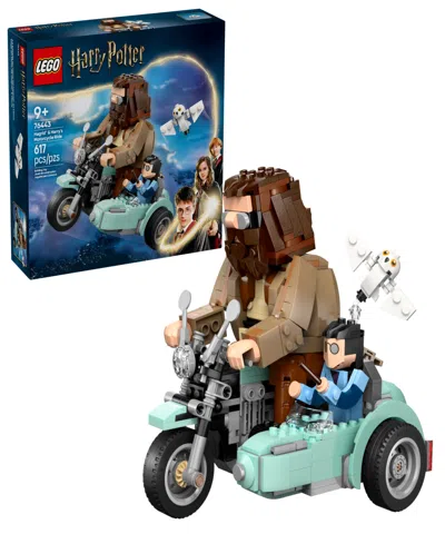 Lego Kids' Harry Potter Hagrid And Harry's Motorcycle Ride Building Toy 76443, 617 Pieces In Multi Color