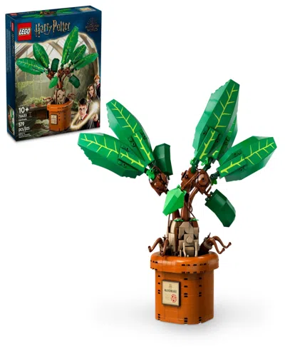 Lego Kids' Harry Potter Mandrake Magical Plant Toy Building Set 76433, 579 Pieces In Multi Color