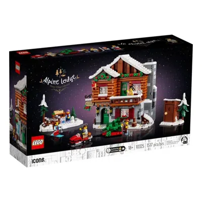 Lego Icons Alpine Lodge Set In Black