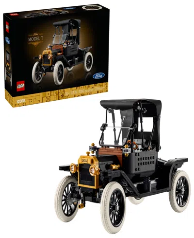 Lego Kids' Icons Ford Model T Vintage Car Building Set, 11376 In Black