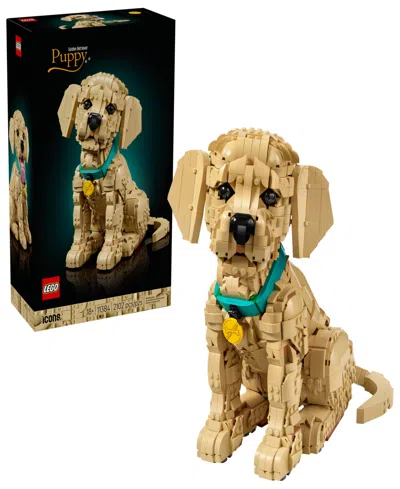 Lego Icons Golden Retriever Puppy Building Set 11384, 2102 Pieces In No Color
