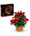 Lego Icons Poinsettia Plant Decor Building Set 10370 In Multi Color