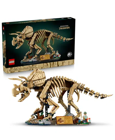 Lego Jurassic World Dinosaur Fossils: Triceratops 77985 1154-piece Building Set, Ages 18+ In Gold