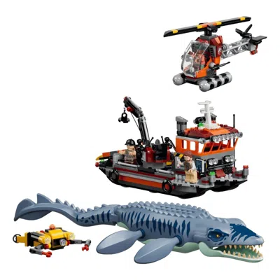 Lego Jurassic World Mosasaurus Dinosaur Boat Attack In Multi-color