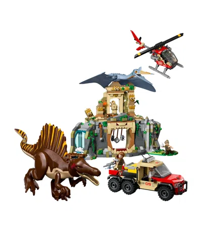 Lego Jurassic World Spinosaurus & Quetzalcoatlus Air Mission 76976 In Black
