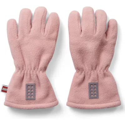 Lego Kids' Fleece Gloves In Pink