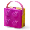 Lego ®  Storage Case/lunch Box W/ Handle In Purple