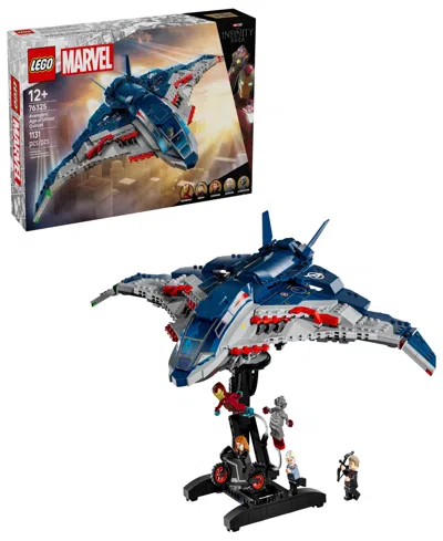 Lego Kids' Marvel Avengers: Age Of Ultron Quinjet 76325, 1131 Pieces In Blue