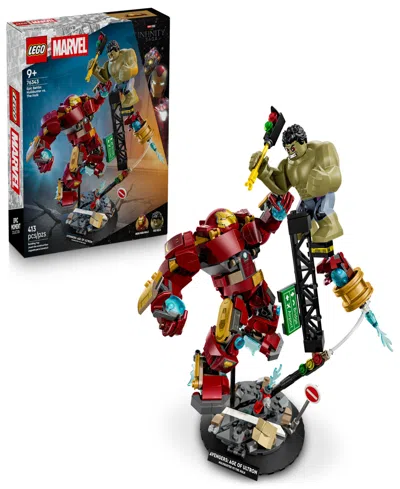 Lego Marvel Epic Battle: Hulkbuster Vs. The Hulk Building Set 76343, 413 Pieces In Transparent