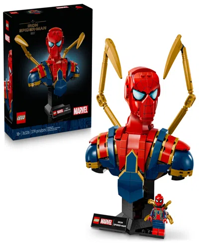 Lego Marvel Iron Spider-man Bust Building Kit For Adults 76326, 379 Pieces In Multi