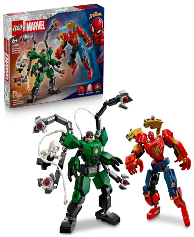 Lego Marvel Mech Battle: Spider-man Vs. Doc Ock Building Toy 76338, 315 Pieces In Pattern