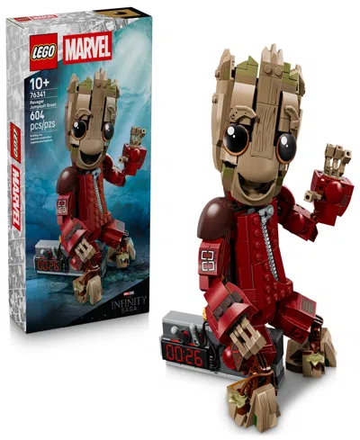 Lego Marvel Ravager Jumpsuit Groot Kids Building Toy 76341, 604 Pieces In Pattern