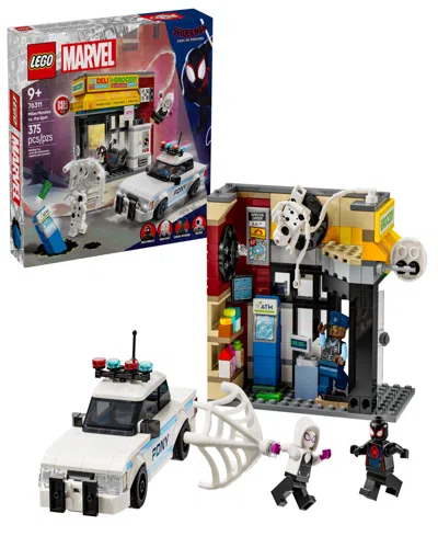 Lego Kids' Marvel Spider-verse Miles Morales Vs. The Spot Building Toy Set 76311, 375 Pieces In Multi Color