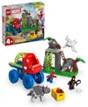 Lego Marvel Spidey And His Amazing Friends Team Spidey Dino Crawler Rescue Building Toy 11199, 136 Pieces In Multi Color