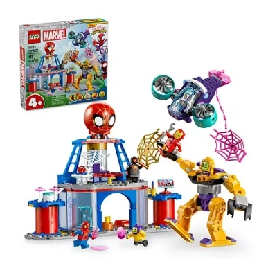 Lego Marvel Team Spidey Web Spinner Hedquarters 10794 Building Set 193-pc. In Transparent