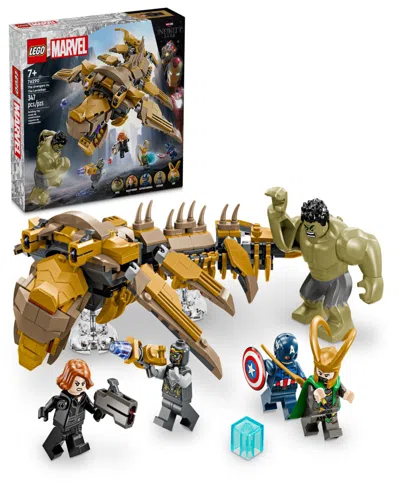 Lego Kids' Marvel The Avengers Vs. The Leviathan Superhero Building Toy Set 76290, 347 Pieces In Multi Color
