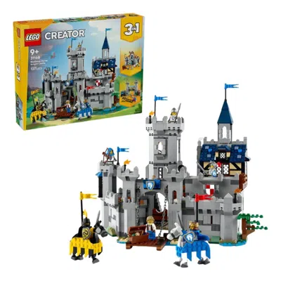 Lego Medieval Horse Knight Castle In Gray
