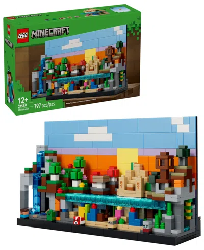 Lego Kids' Minecraft Mini Biomes Building Toy 21589, 797 Pieces In Multi