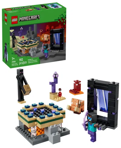 Lego Kids' Minecraft Nether End Portal Journey Building Toy 21584, 192 Pieces In Multi