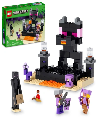 Lego Minecraft The End Arena 21242 Toy Building Set With End Warrior, Dragon Archer, Enderman And Shulke In Multicolor