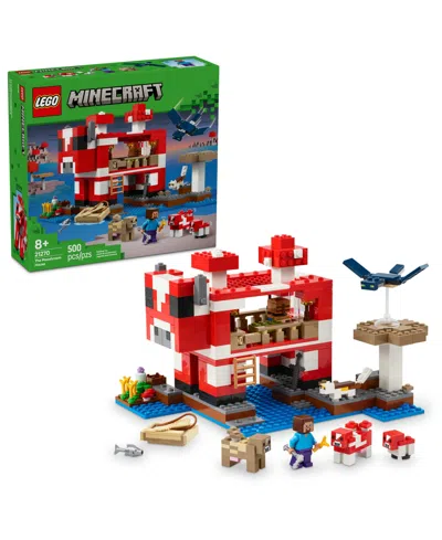Lego Minecraft The Mooshroom House Toy Figures Building Set 21270 In Multi