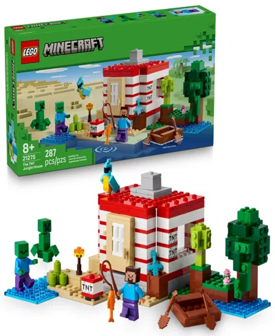 Lego Minecraft The Tnt Jungle House Building Set In Multi