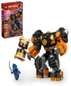 Lego Ninjago Cole's Elemental Earth Mech Ninja Toy 71806, 235 Pieces In Multicolor