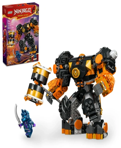 Lego Ninjago Cole's Elemental Earth Mech Ninja Toy 71806, 235 Pieces In Multicolor