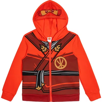 Lego Ninjago Fleece Zip-up Hoodie (toddler, Little Kid & Big Kid) In Orange