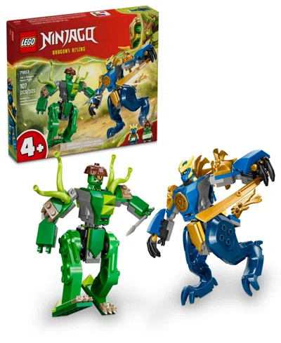 Lego Ninjago Jay's Dragon Mech Fight Building Set, 71853 In Gold