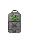 Lego Ninjago Print Zipped Backpack In Gray