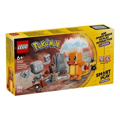 Lego Pokemon Smart Play Charmander And Geodude's Cavern Clash In Multi-color
