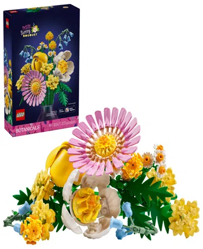Lego Botanicals Petite Sunny Bouquet Toy Building Set, 373 Pieces In Multi Color