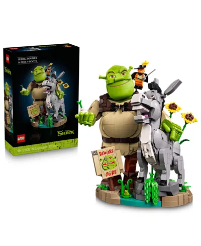 Lego Shrek: Shrek, Donkey Puss In Boots 72423 1,403-piece Building Set, Ages 18+ In No Color