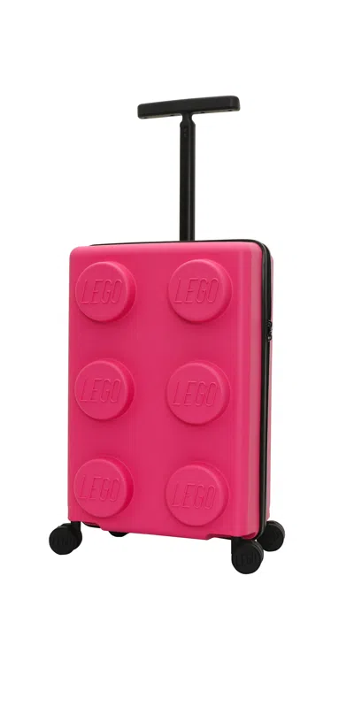 Lego Signature Brick 2x3 Trolley 22 Inch Carry-on Luggage In Orange