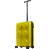 Lego ® Signature Brick 2x3 Trolley Expandable 21.5 Inch Carry-on Luggage In Yellow