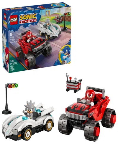 Lego Sonic The Hedgehog Silver's Car Vs. Knuckles' Monster Truck Building Toy 77118, 378 Pieces In Multi