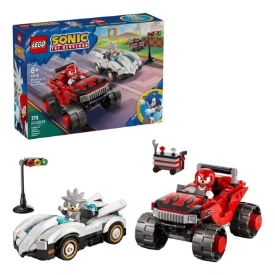 Lego Sonic The Hedgehog Silver's Car Vs. Knuckles' Monster Truck In Multi